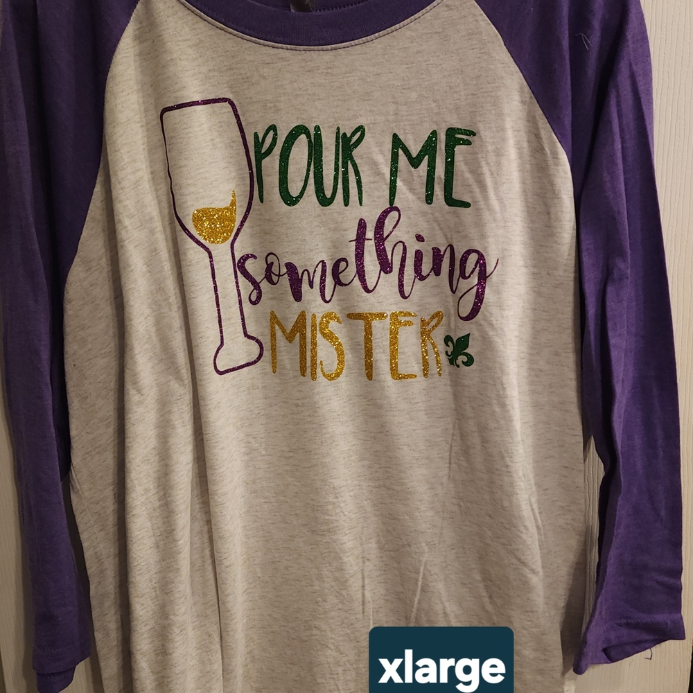 Mardi Gras Long Sleeve Shirt Ladies